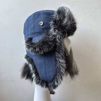 秋冬北方加厚保暖骑行出游滑雪套头帽子户外防寒防风潮酷男雷锋帽