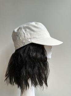 原创鸭舌平顶逛街纯色男女大头围棉女士小头围时尚 休闲百搭简约