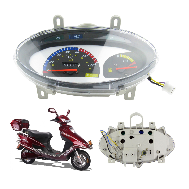 电摩中沙仪表摩托车电动车码表