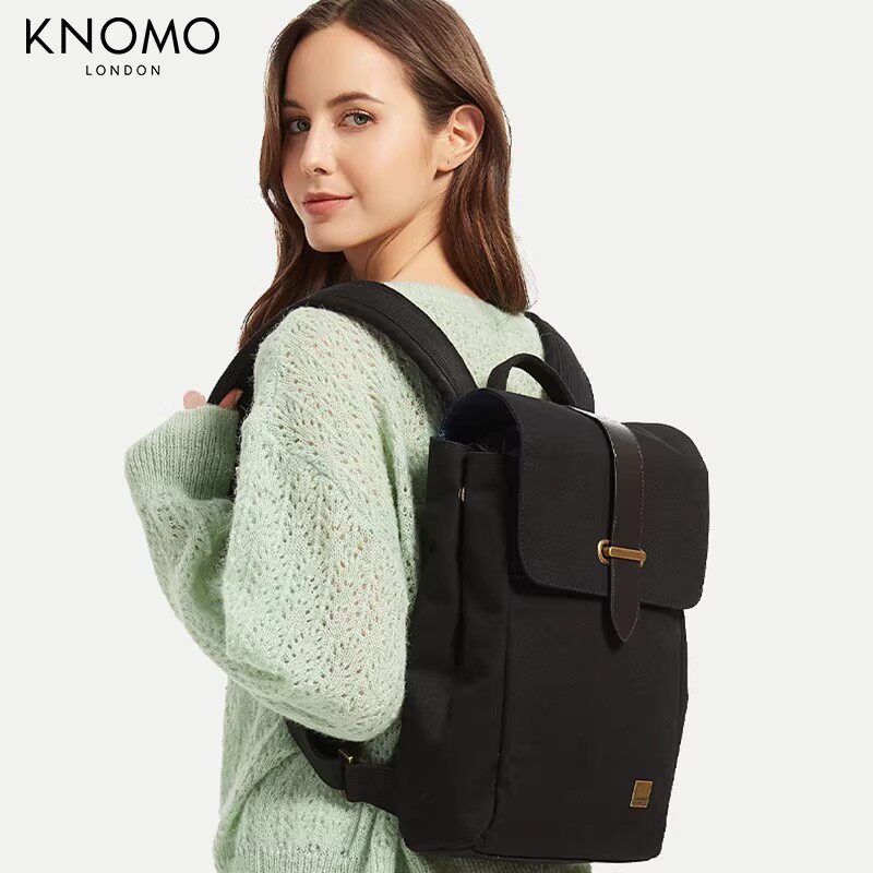 英国KNOMO双肩包Falmon新款高级感轻便男女士14寸笔记本电脑背包