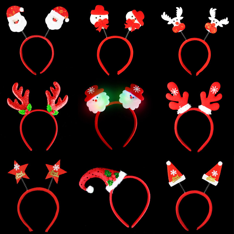 圣诞节发箍圣诞帽头箍装饰品派对表演发夹卡鹿角发饰成人儿童头饰,节庆用品/礼品,圣诞装饰品,淘宝优惠券,粉丝福利购,淘宝优惠卷