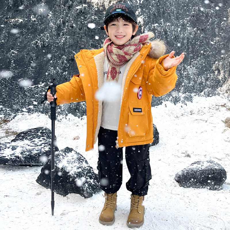 男童羽绒棉衣女童冬季2025新款儿童棉服宝宝秋冬装加厚派克服外套