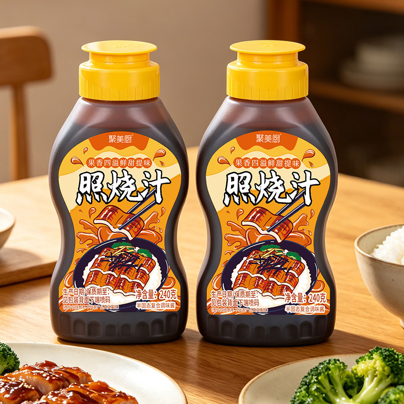 日式照烧汁零脂肪照烧酱鳗鱼鸡腿烤肉酱汁叉烧酱调料汁240g图片