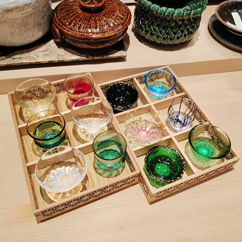 善渊日本进口水晶玻璃清酒杯烈酒