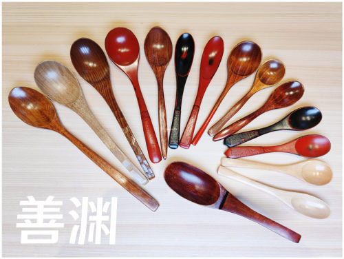 善渊小木勺蒸蛋勺甜品勺