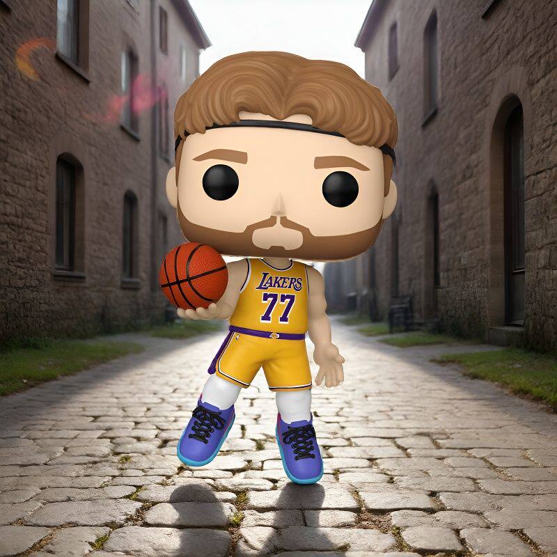 Funko篮球NBA美职篮系列湖人队卢卡东契奇维克托文班亚马手办礼物