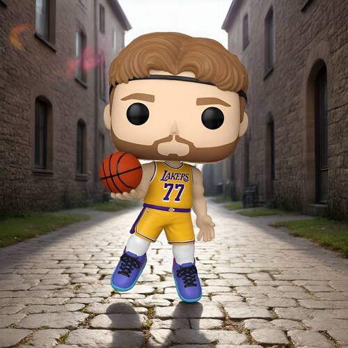Funko篮球NBA美职篮系列湖人队卢卡东契奇维克托文班亚马手办礼物