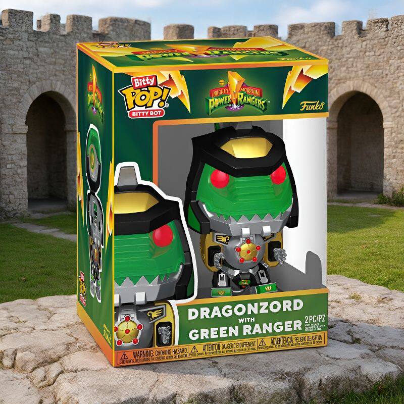 FUNKO POP 恐龙战队大龙神佐德含绿衣战士6寸可拆卸公仔正版手办