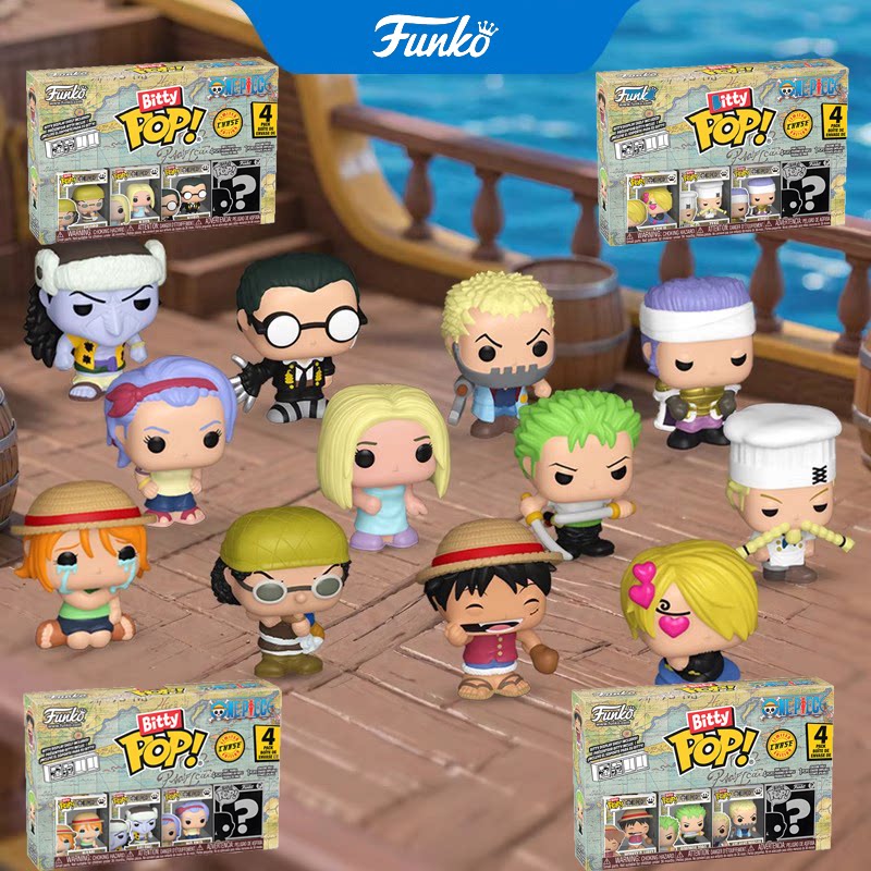 Funko海贼王路飞索隆娜美乌潮玩盲盒