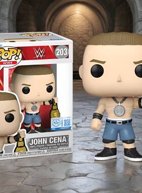 Funko POP 摔跤周边POP WWE:第 29 季约翰・塞纳(带旋转腰带)礼物