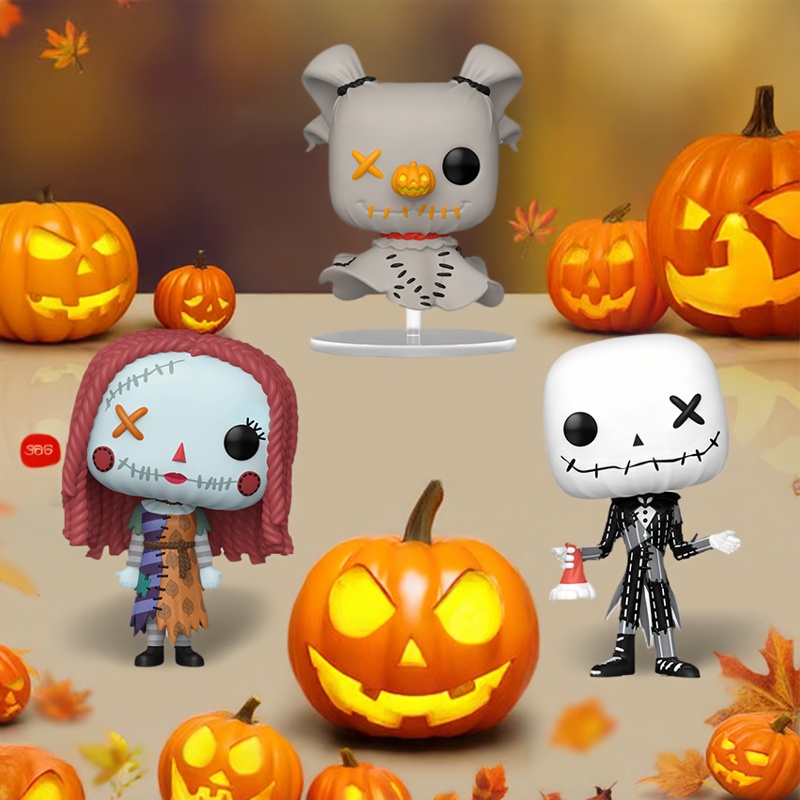 Funko丰高POP迪士尼圣诞夜惊魂杰克莎莉周边手办潮玩圣诞新年礼物