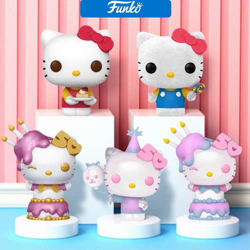 FunkoPOP三丽鸥凯蒂猫HelloKitty库洛米潮玩手办办公圣诞新年礼物