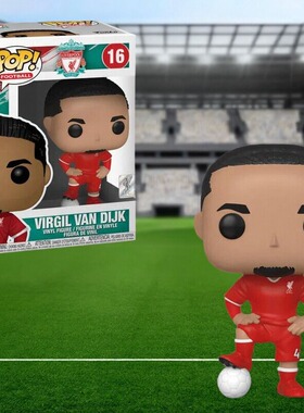 FunkoPOP 足球系列: 利物浦队 - 维吉尔·范戴克圣诞礼物盲盒