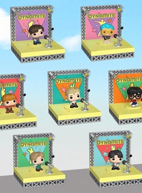 Funko防弹少年团BTS田征国闵玧其金硕珍手办场景摆件圣诞公仔礼物