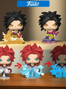 Funko POP龙珠Dragon Ball周边超级赛亚人4孙悟空贝吉塔圣诞新年