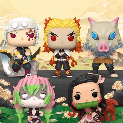 Funko POP鬼灭之刃灶门炭治郎祢豆子周边手办潮玩圣诞新年礼物