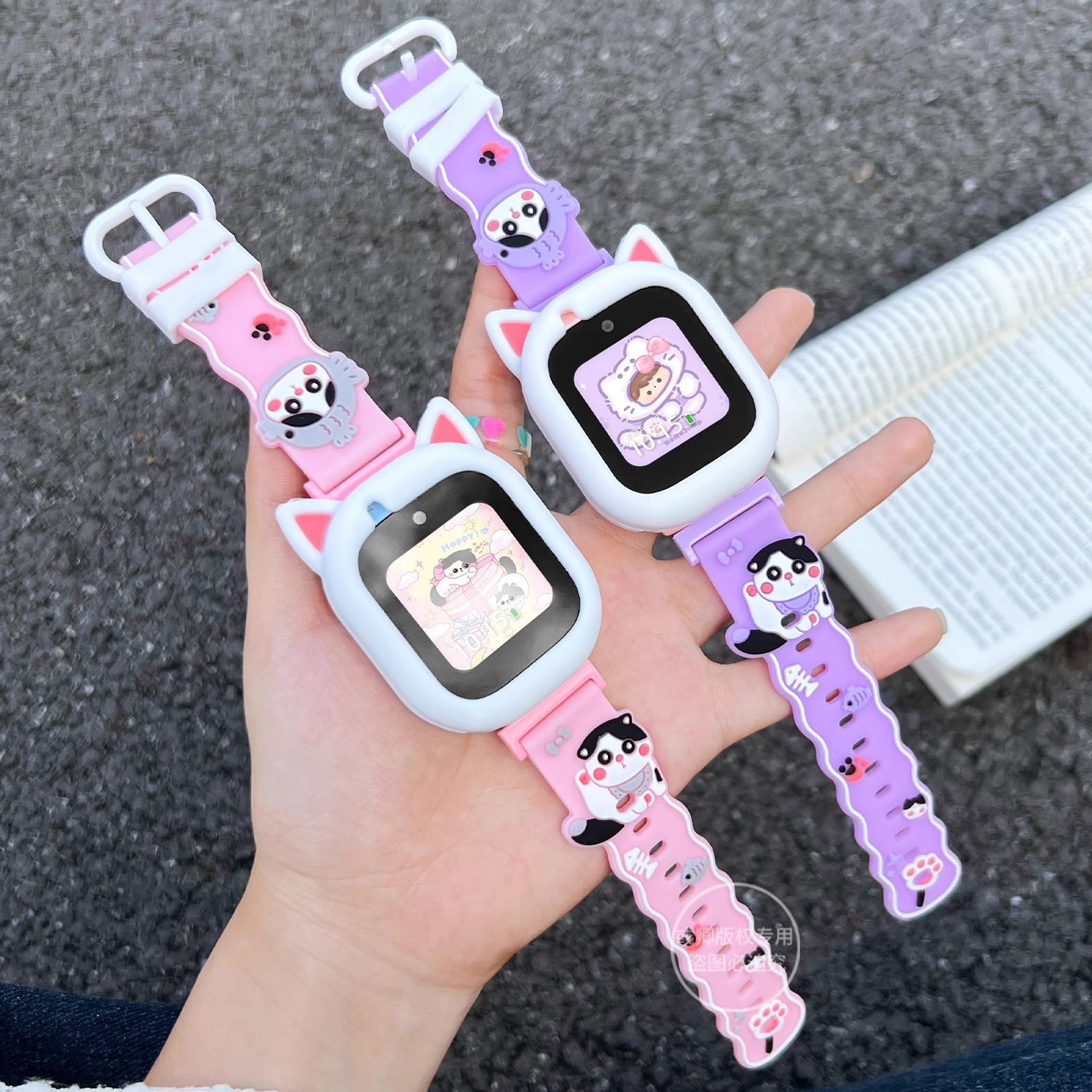 适用华为NIK-AL00儿童电话手表表带4x卡通保护套5软壳3Pro/3S腕带