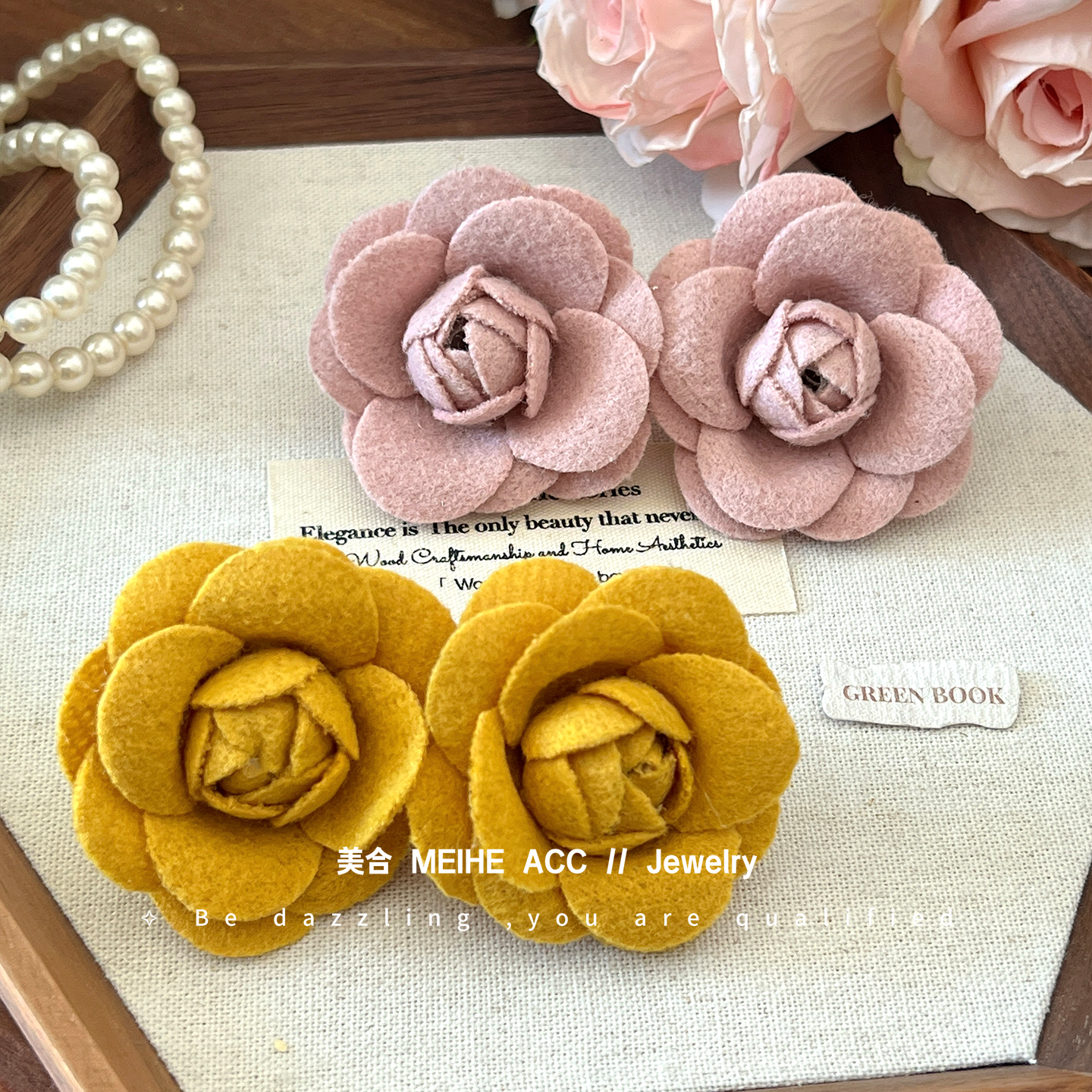 沉溺花园~法式复古千金大号山茶花毛呢耳钉夸张时髦气质花卉耳环,饰品/流行首饰/时尚饰品新,耳环,淘宝优惠券,粉丝福利购,淘宝优惠卷