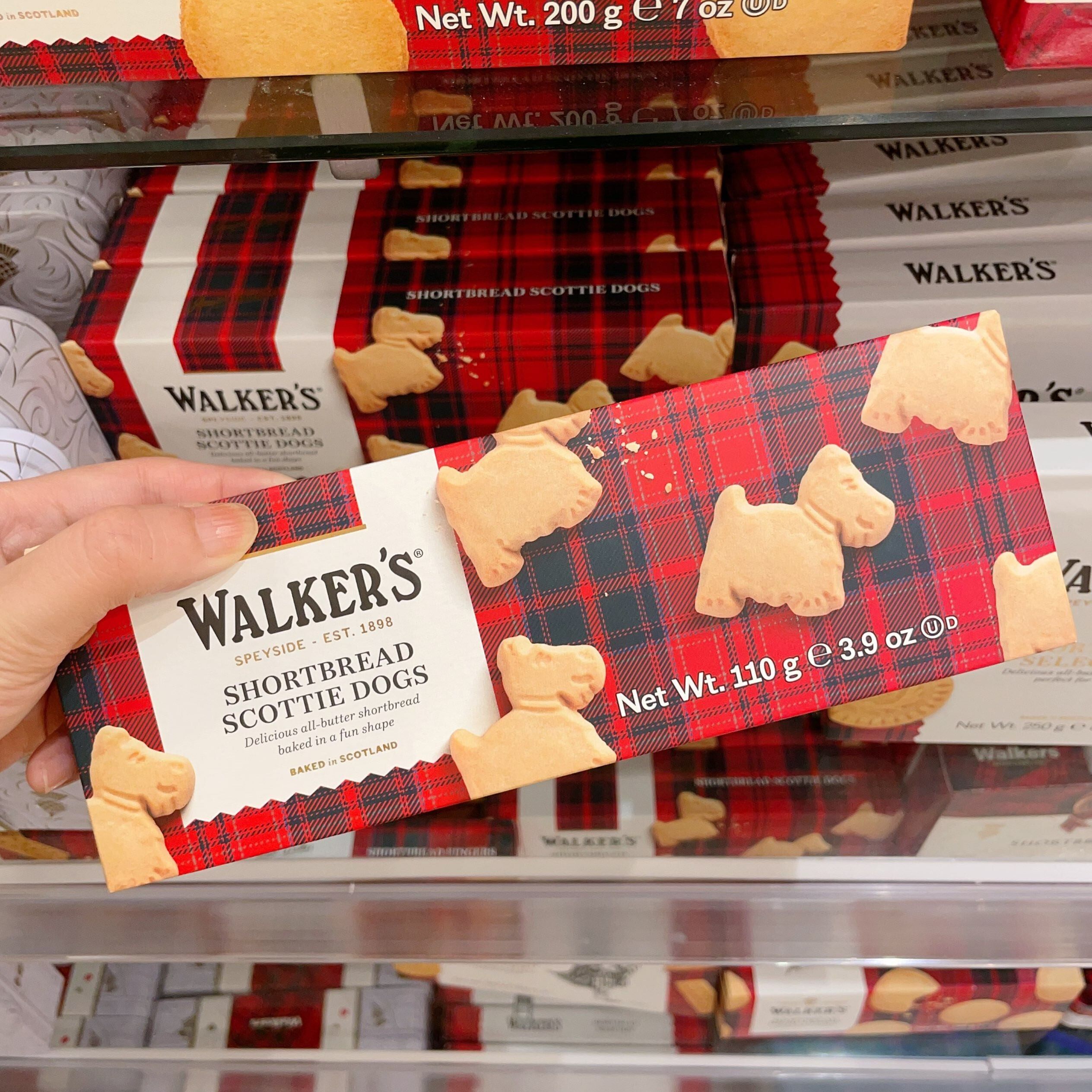 澳洲代购直邮 walkers 苏格兰网红饼干坚果巧克力纯黄油曲奇 150g