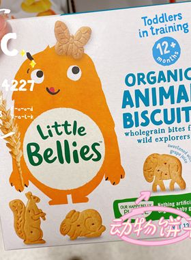 M家Little Bellies澳洲宝宝有机健康辅食动物饼干姜饼人 12+