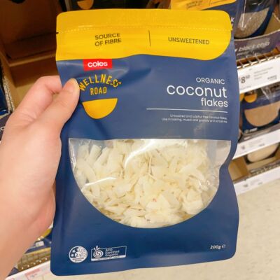 澳洲代购直邮 Coles Wellness Road Organic 有机混合坚果椰子片