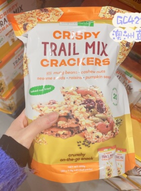 澳洲代购直邮 Tropical Fields热带田园Trail Mix 混合坚果脆饼干