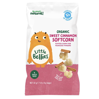 澳洲代购直邮Little Bellies Organic有机肉桂海盐宝宝泡芙 8g*4