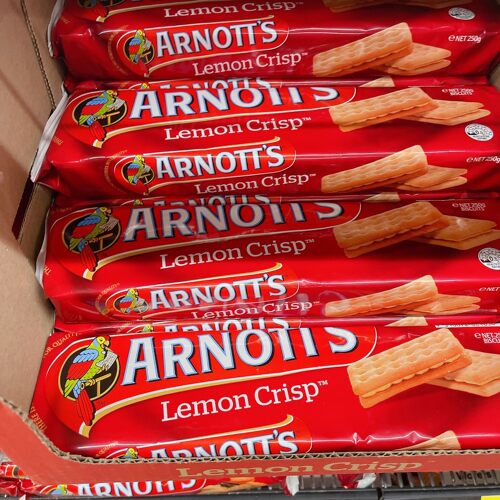 澳洲代购直发 Arnotts雅乐思奶油冻香橙覆盆子网红款威化饼干曲奇