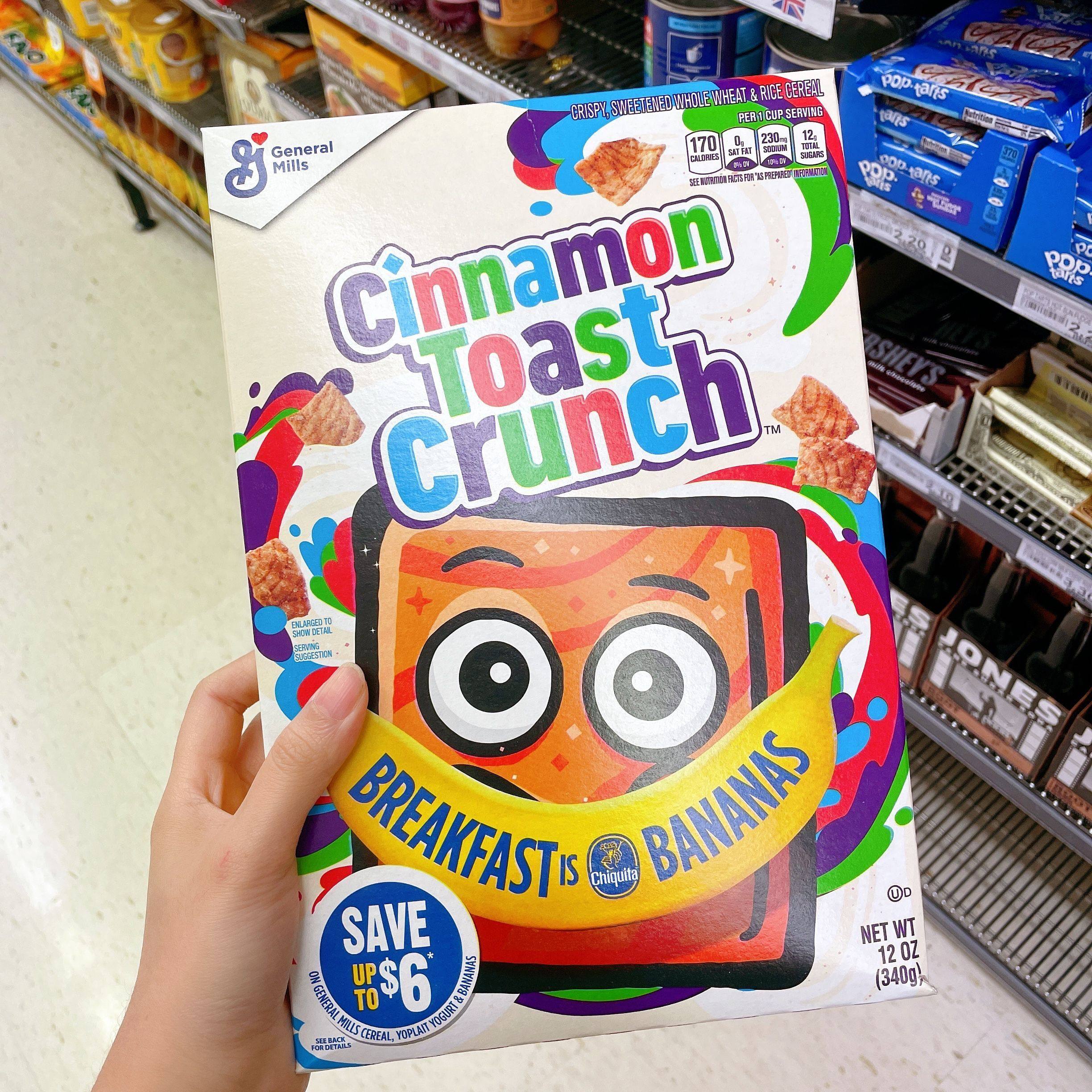 澳洲代购直邮 秀晶款cinnamon toast crunch将军牌肉桂烘烤脆麦片