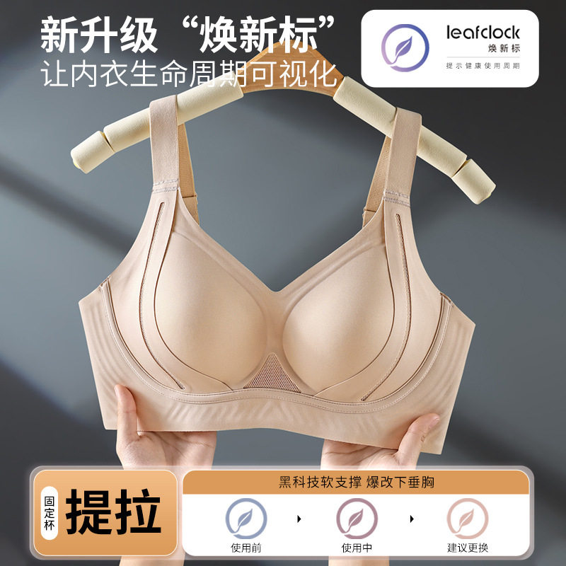 厂家直销内衣女小胸聚拢提拉软支撑防下垂收副乳无痕美背文胸罩