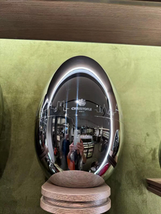 现货意大利高端心境蛋不锈钢24件套刀叉勺筷子架小食盘摆件礼物