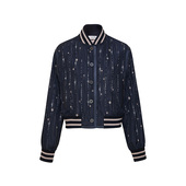 TRACYCHU黑色限量侘寂风双面织花手工钻奢华夹克老钱松弛秋冬新品