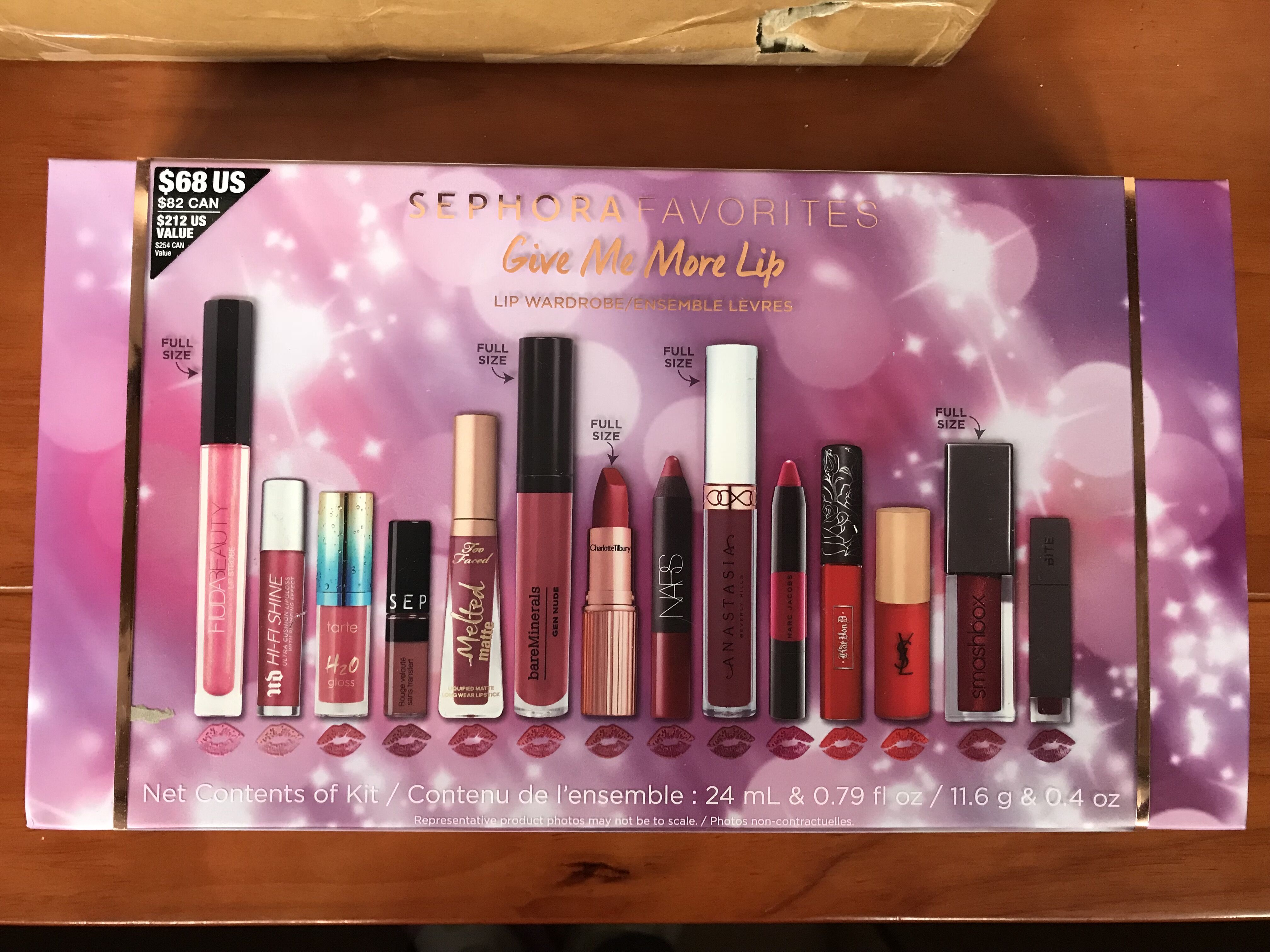 限4000张券丝芙兰唇部套装ysl /huda beauty