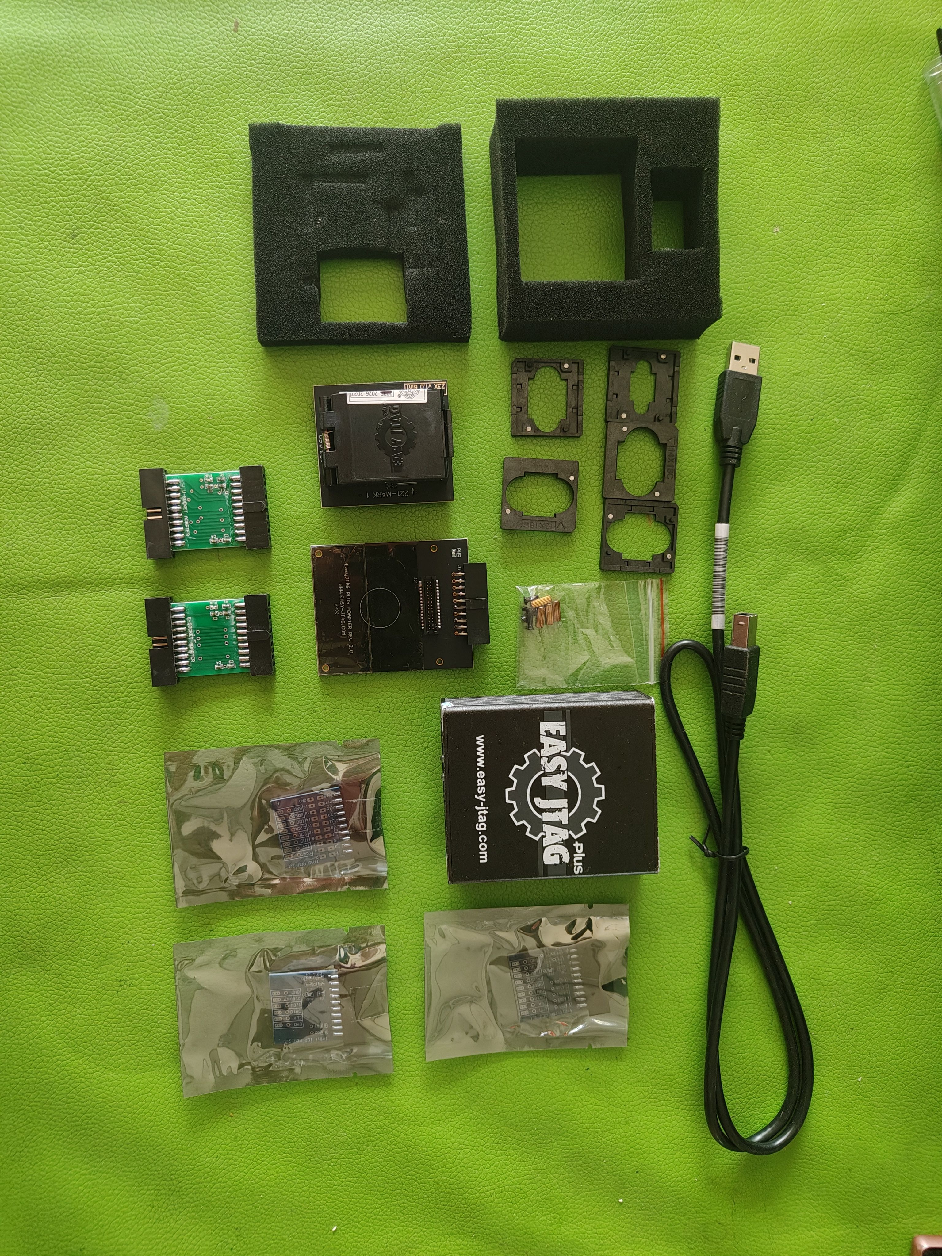 Z3X Easy jtag plus原装正品主机+新带153和254二合1字库座子