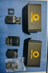 出售Easy jtag plus编程器座子ufs153+Emmc六合一,拆字库读写座