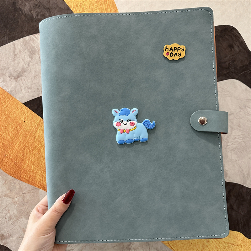 孕检资料册马宝宝报告单a4a5收纳册新款孕妈产检软皮活页便携档案