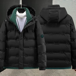 加肥加大码羽绒服胖子男款冬季400斤连帽加厚保暖冬装青年外套男