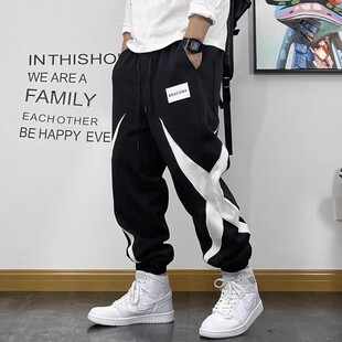 500斤外贸特加肥加大男裤子秋冬款胖子帅气宽松休闲运动裤大码300