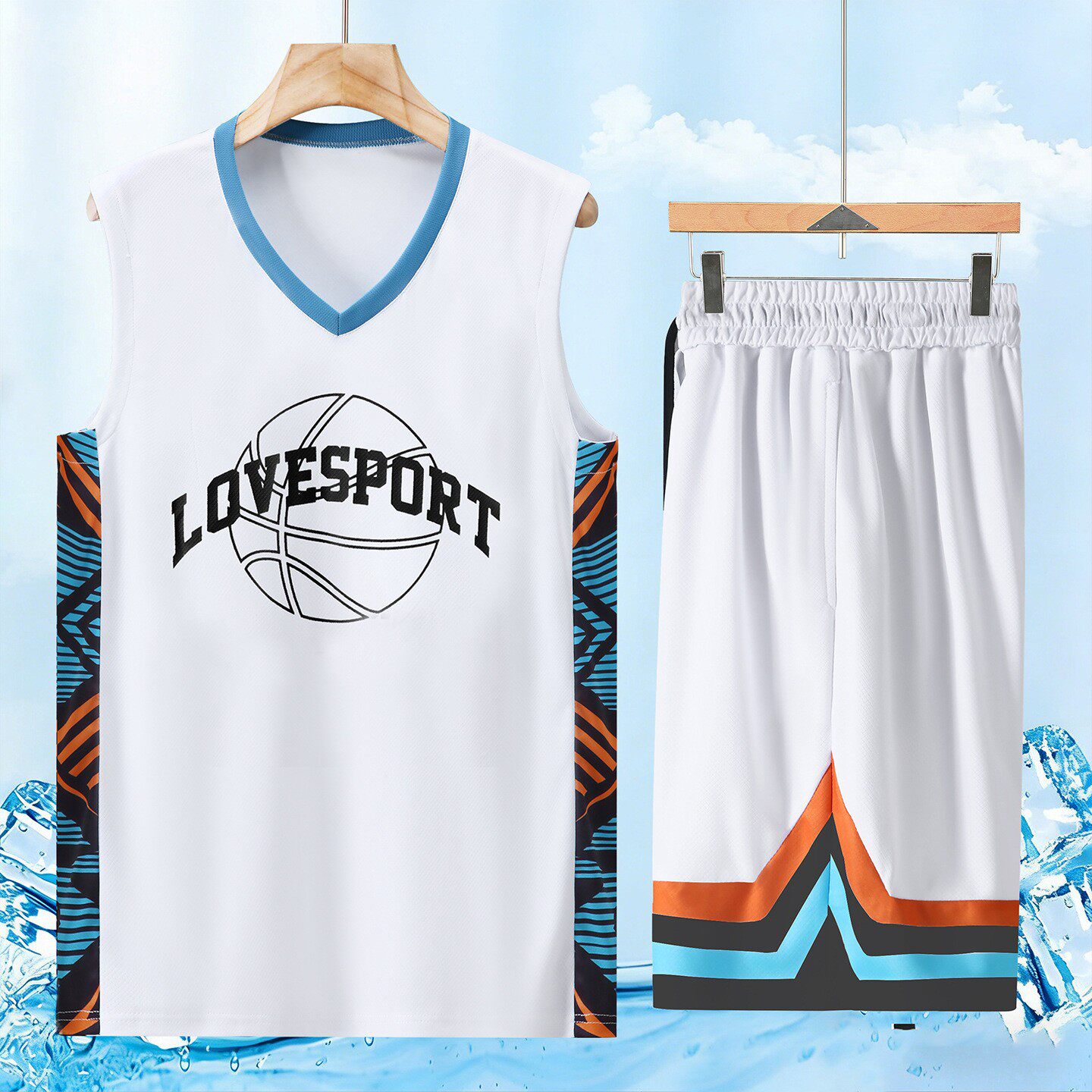 特大号休闲运动背心套装加肥加大码男生夏季无袖T恤坎肩短裤350斤