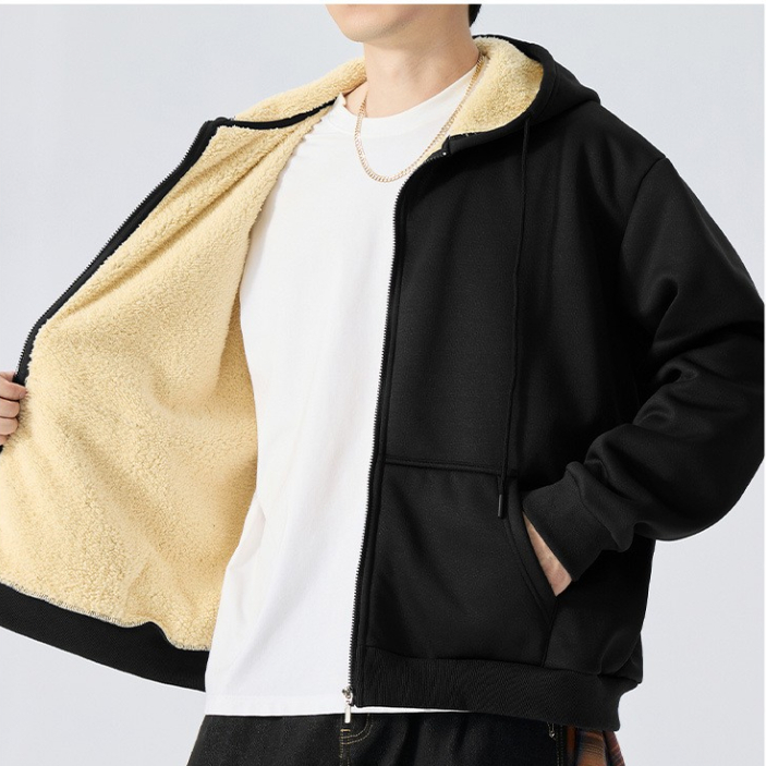 300斤特大号羊羔绒胖子卫衣加大