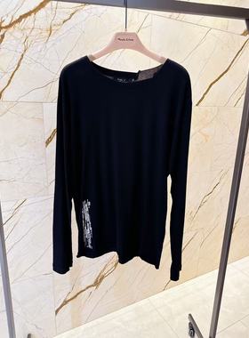 意大利dolla正品2025时尚休闲慵懒风圆领长袖T恤女 特不退换