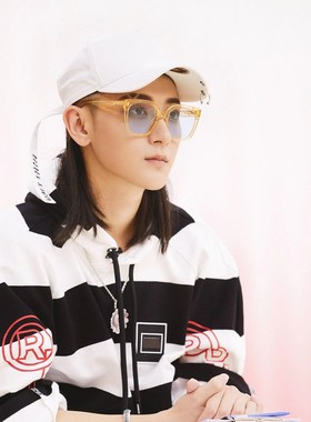 墨镜圆脸方形大框太阳镜吴昕同款