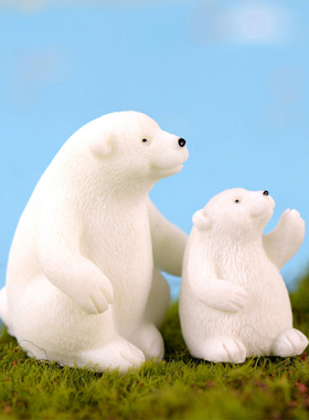 卡通动物树脂公仔创意微景观装扮