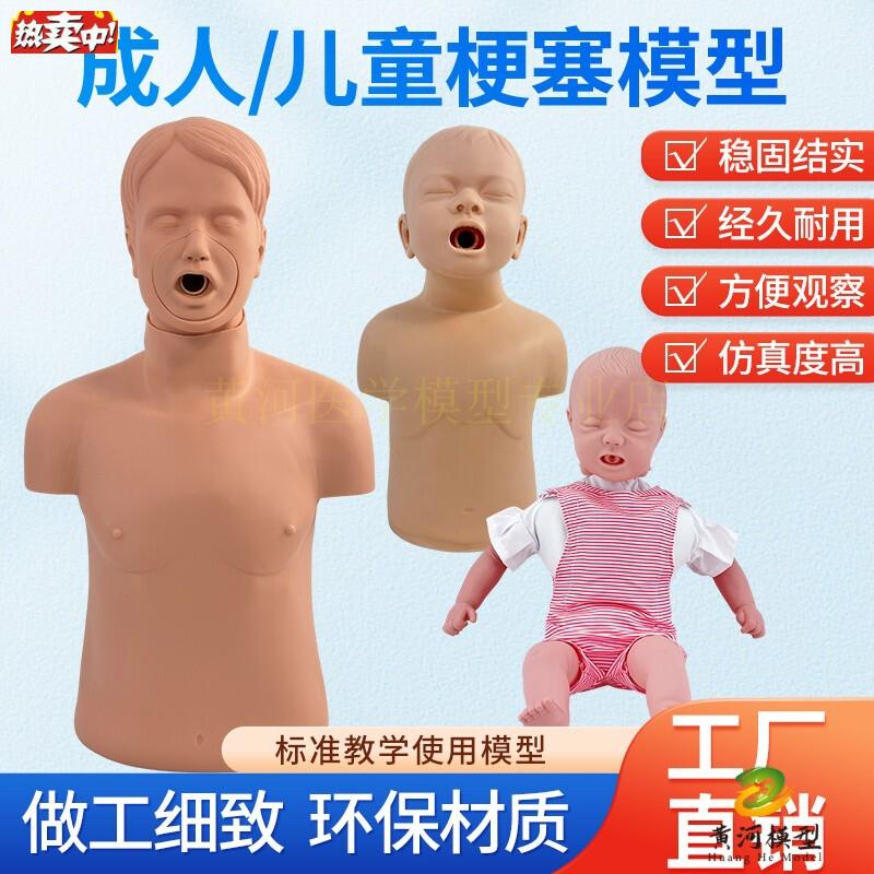 儿童海姆立克模型幼儿窒息模型婴儿梗塞训练V假人海氏急救培训教