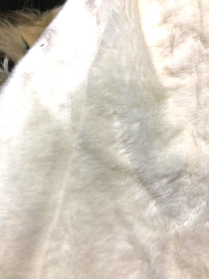 白色短毛绒布料手机首饰柜台垫布装饰品布 拍照背景布