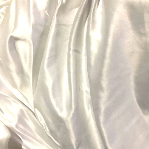 白色光滑段子布料面料280厘米