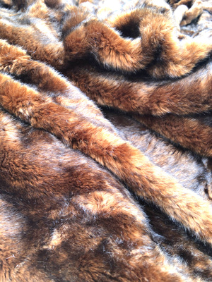 加厚高档仿真狐狸毛布料人