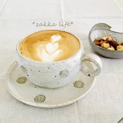 【现货】 日本进口 美浓烧 ZAKKA复古森女风作家粗陶咖啡杯 礼品