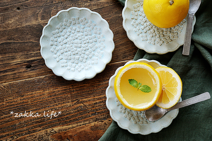 【现货】进口益子烧 ZAKKA 复古做旧森女风作家款花朵粗陶碟 餐具