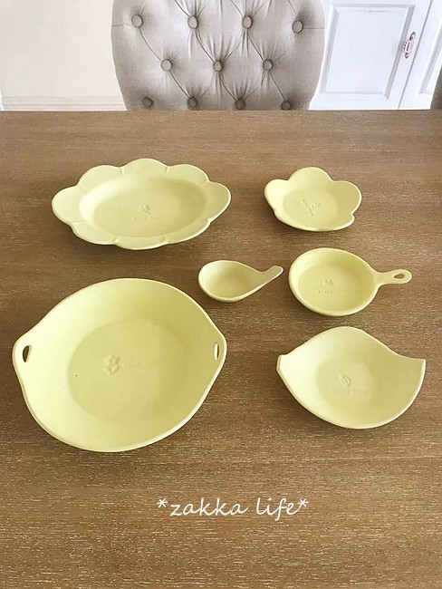 【部分现货】益子烧日本ZAKKA 复古森女风作家粗陶盘 餐具